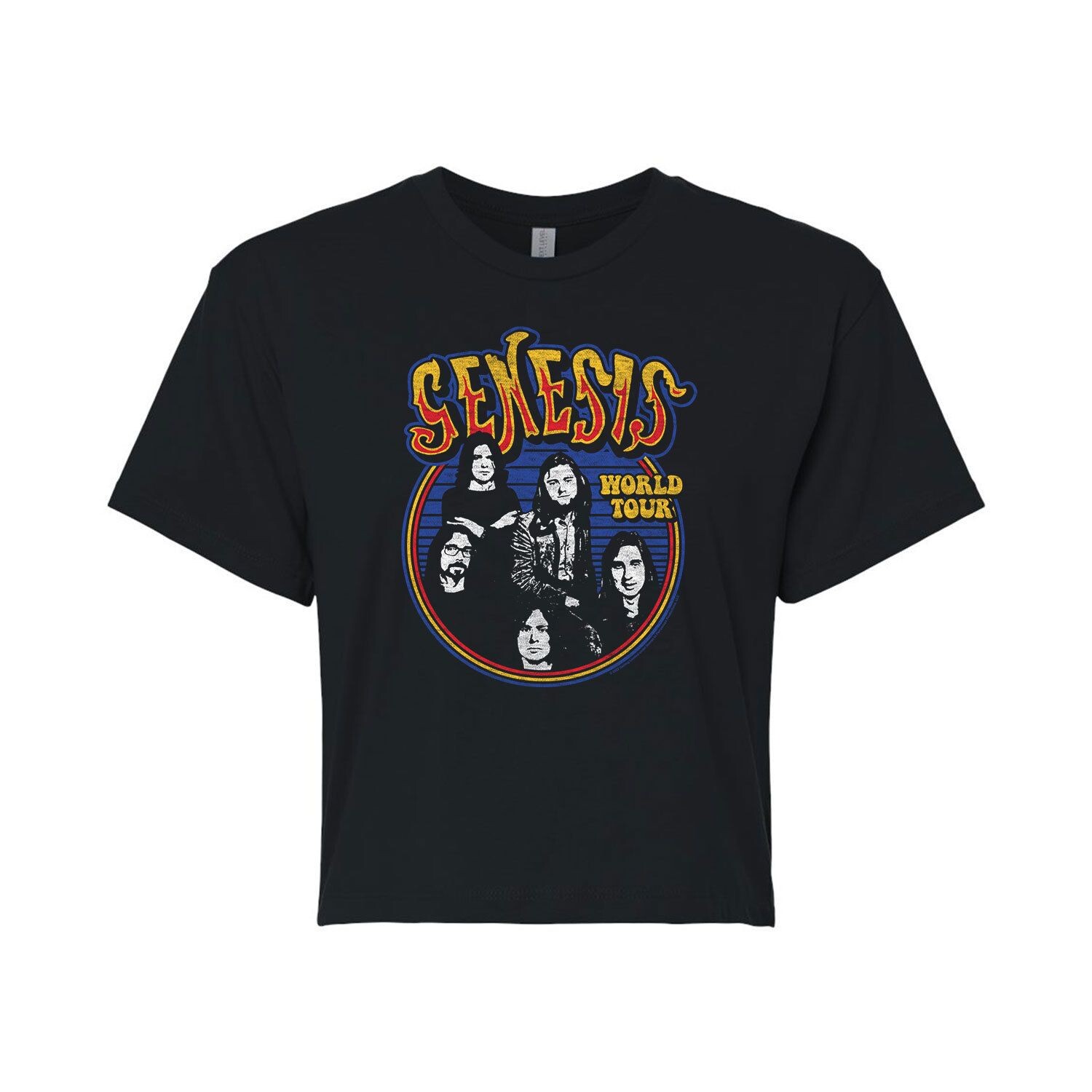 

Укороченная футболка с рисунком Genesis World Tour для юниоров Licensed Character