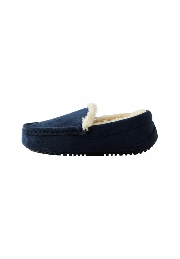 Уютные домашние тапочки стандартного размера Next, Navy Blue With Neutral Warm Lining