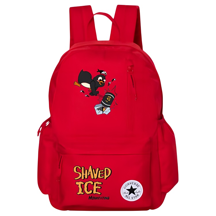 

Converse Полиэстеровый баскетбольный рюкзак среднего размера унисекс красный, Shved Ice
