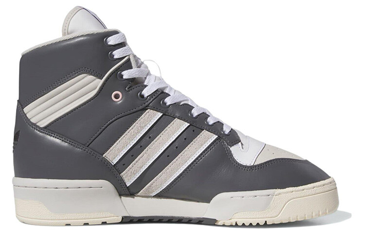 Мужские кроссовки для скейтбординга adidas originals Rivalry, White/Gray — фото 2