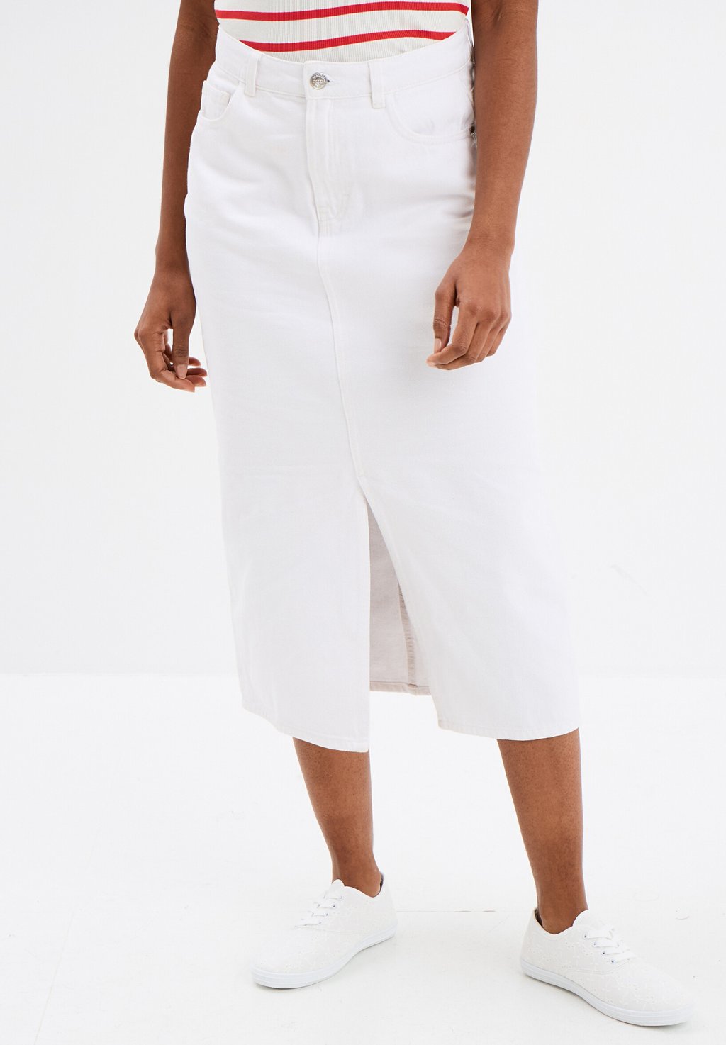 

Юбка А-силуэта Denim skirt Creeks, цвет Denim Blanc