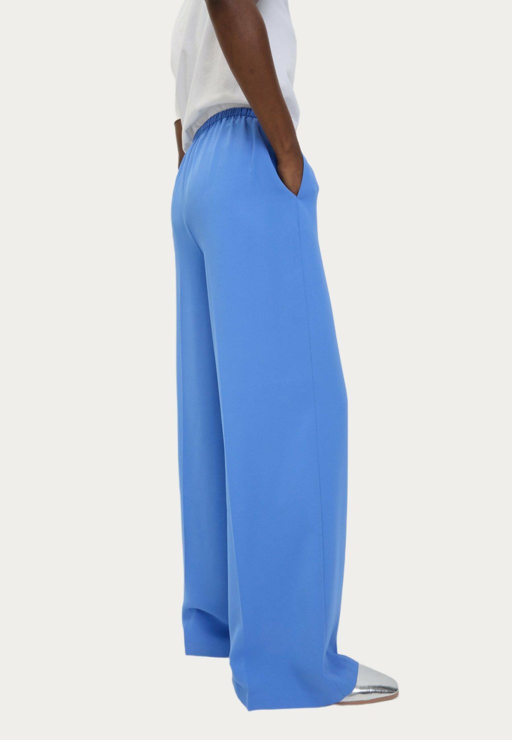 

Брюки ELASTICATED WAIST WIDE LEG Marks & Spencer, коралловый