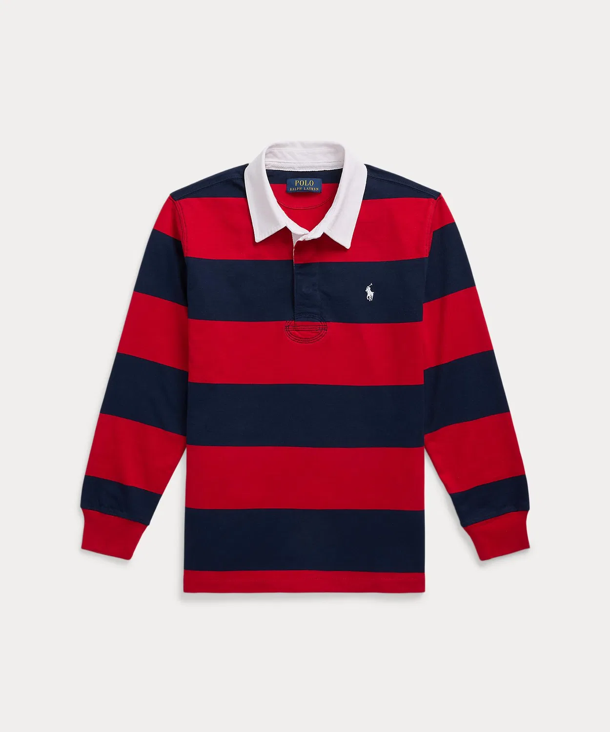 Рубашка регби хлопковая Ralph Lauren красная