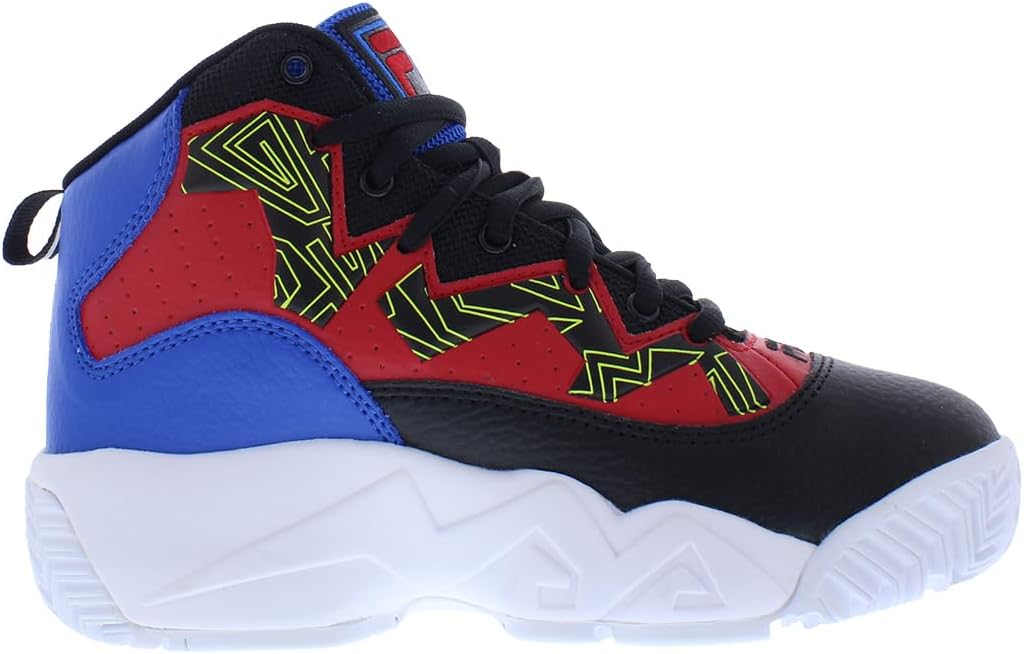 Кроссовки Fila Unisex-Child Kid's Fila Mb, черный/красный/синий — фото 3