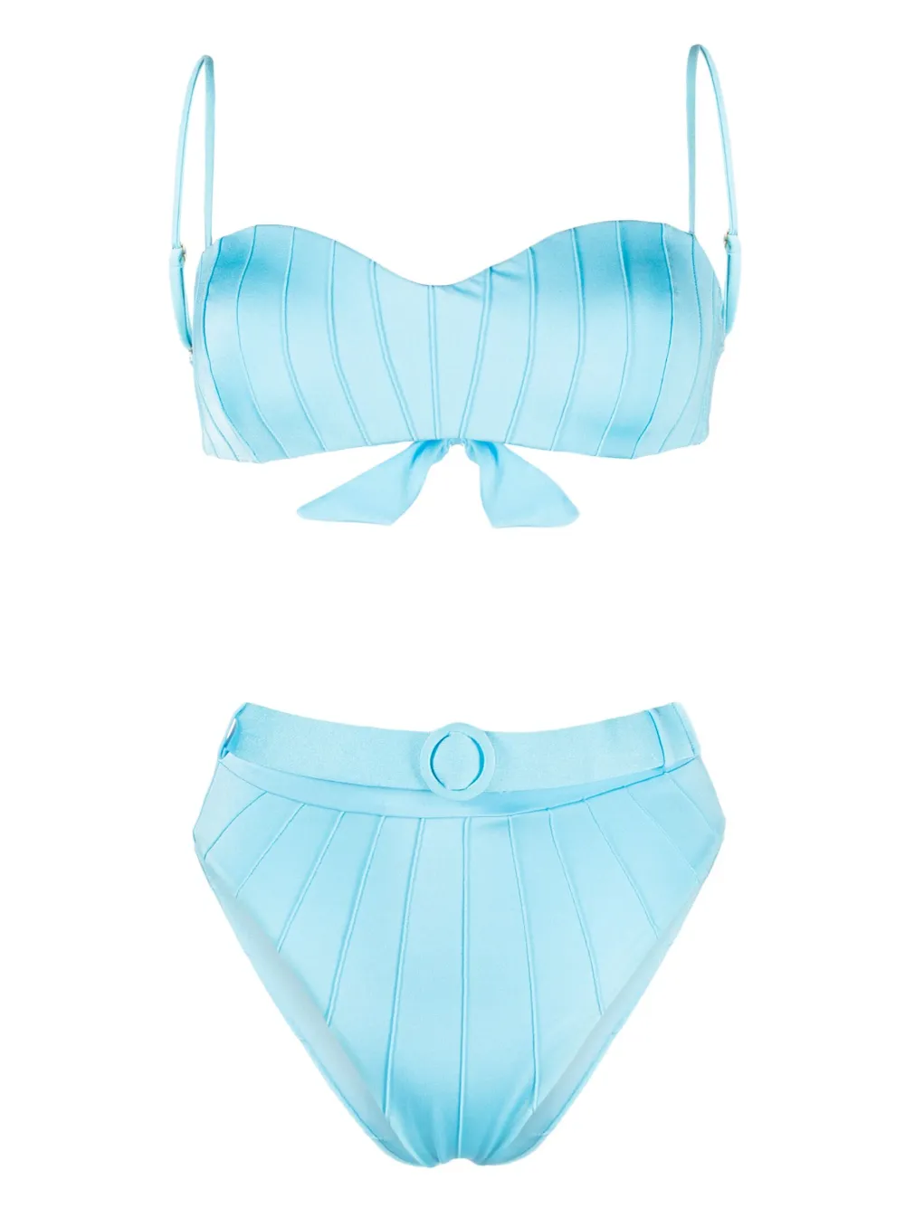 

Бикини с завышенной талией Noire Swimwear, синий