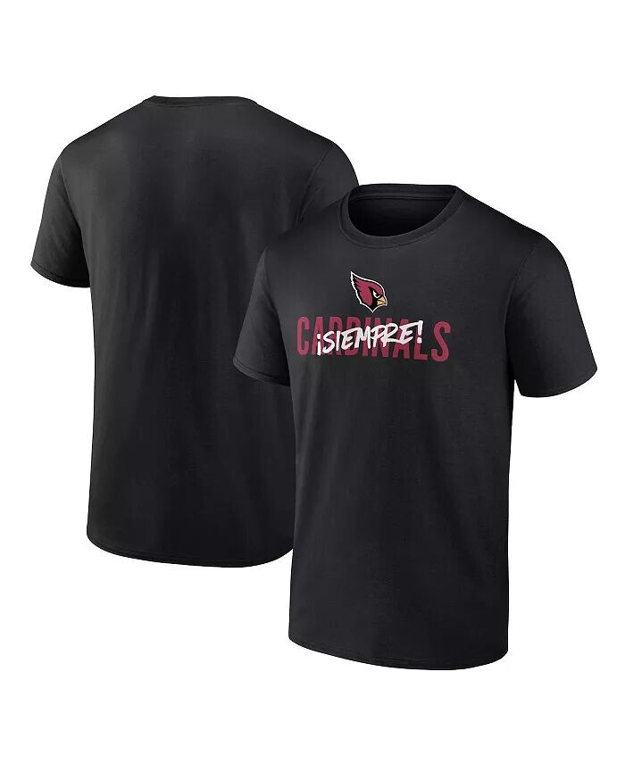 

Мужская черная футболка Arizona Cardinals Siempre Fanatics, черный