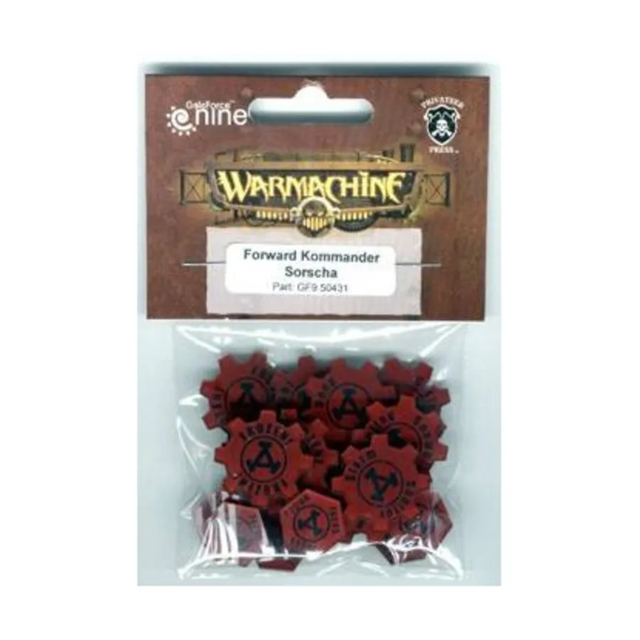 

Нападающий командир Сорша, Warmachine - Warcaster Token Sets - Khador (Gale Force Nine)