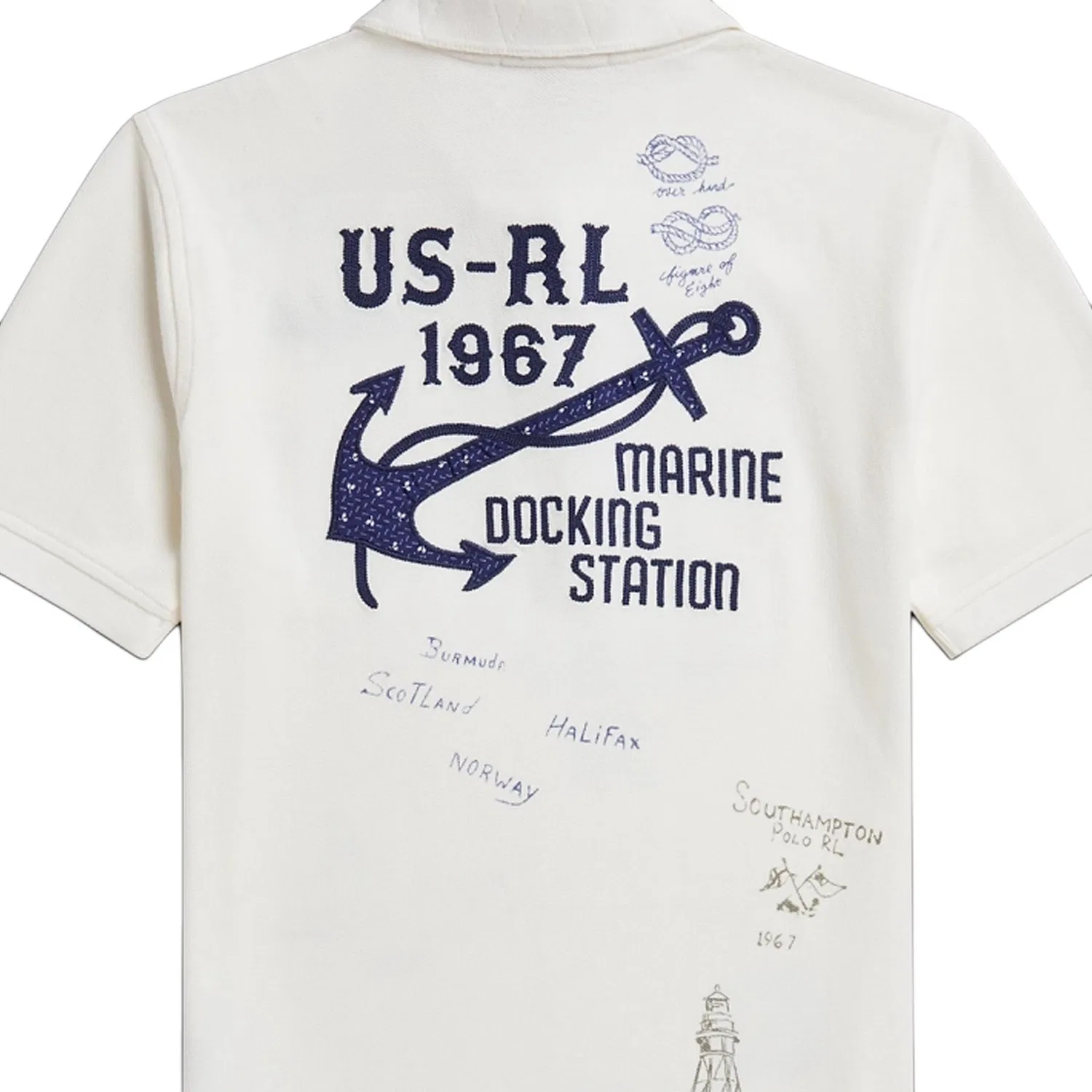 Поло Polo Ralph Lauren детское белое — фото 4