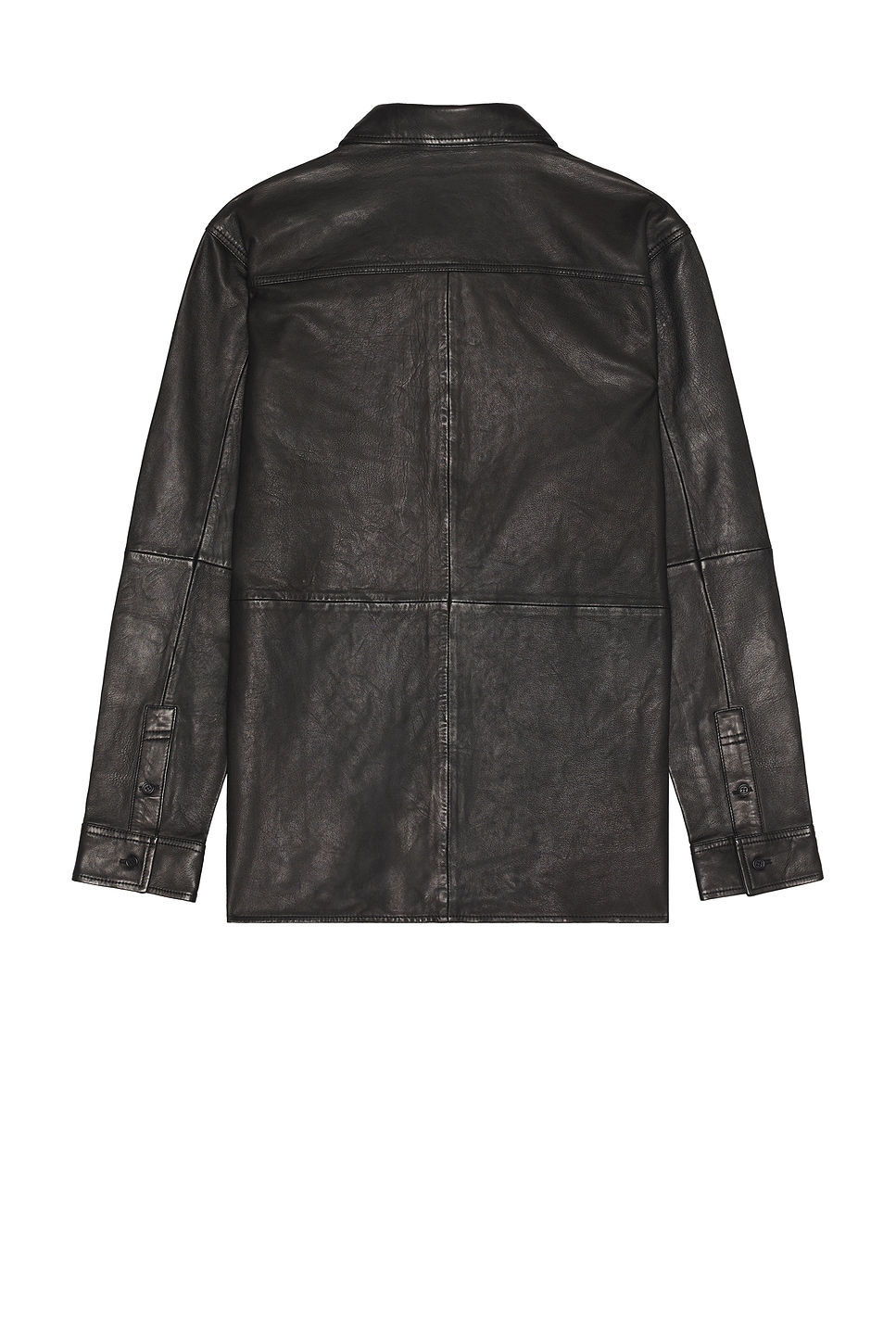 

Рубашка с компасом Allsaints, черный
