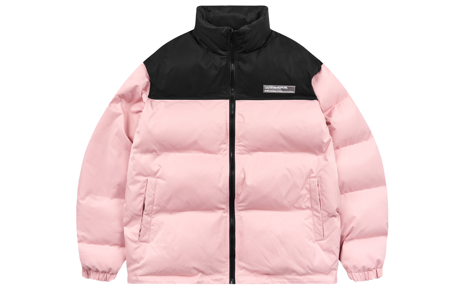

HARSH AND CRUEL ЖЕСТКОЕ И ЖЕСТКОЕ Стеганая куртка унисекс, Пыльный розовый
