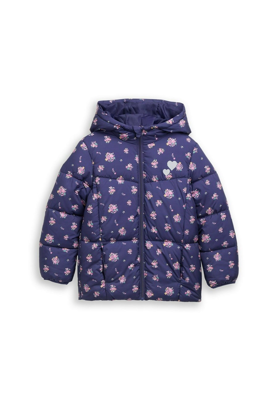 

Зимняя куртка TOM TAILOR Winter jacket, Dark Blue Multi Color Flower/Dark Blue