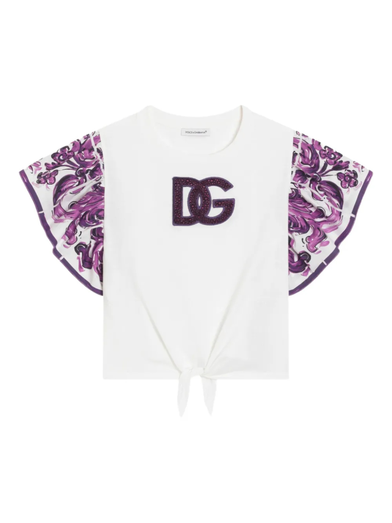 

Dolce & Gabbana Kids футболка с логотипом, белый