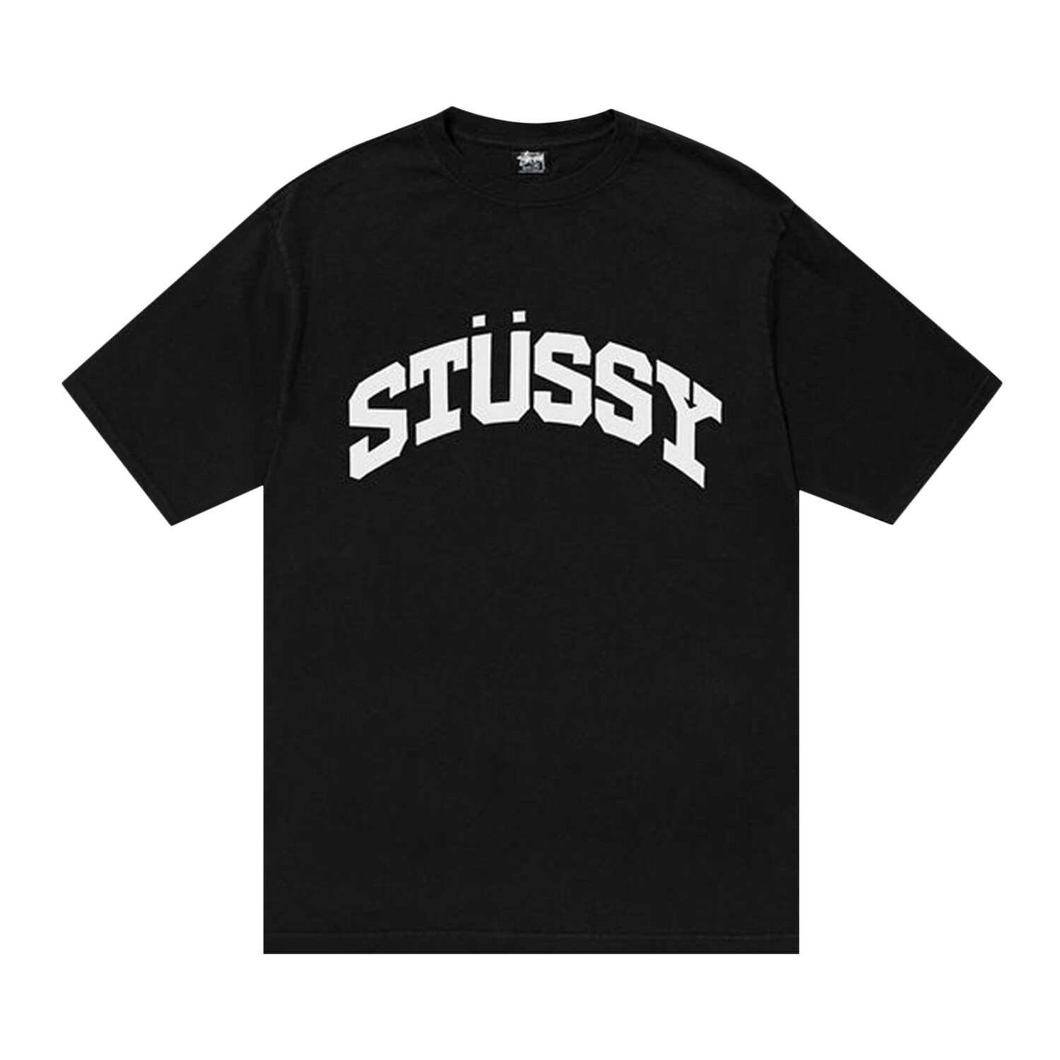 Футболка Stussy Block Sport, окрашенная в пигмент, черная