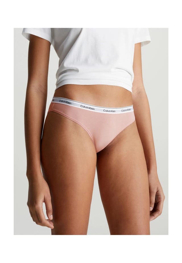 

Современные трусы с логотипом и поясом с логотипом Calvin Klein, розовый