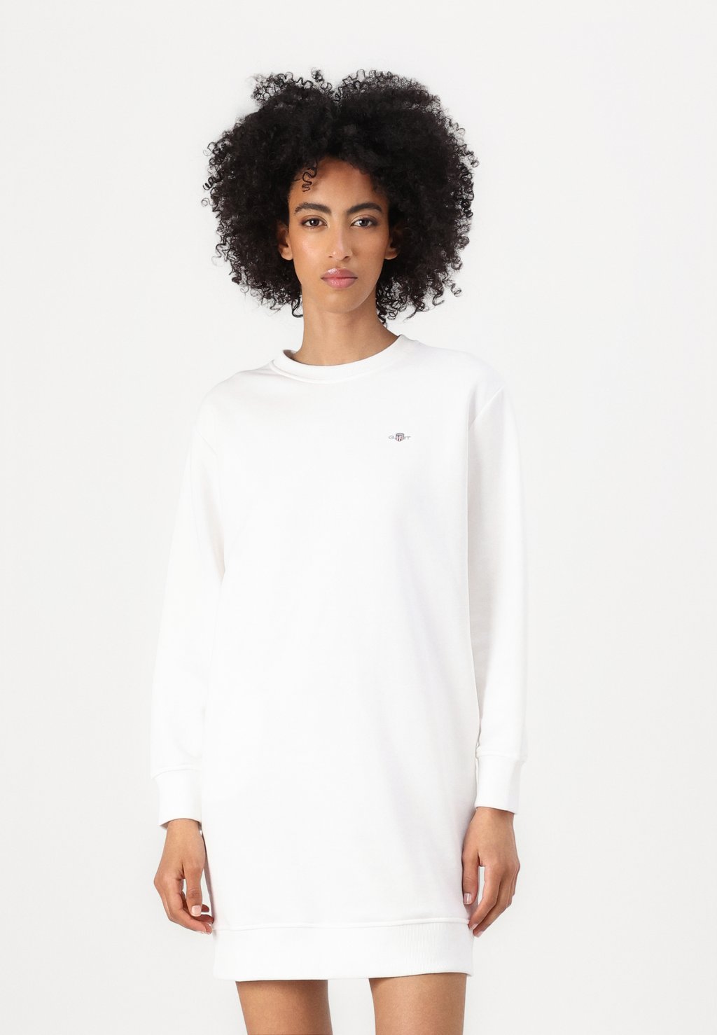 

Повседневное платье SHIELD C NECK DRESS GANT, слоновая кость