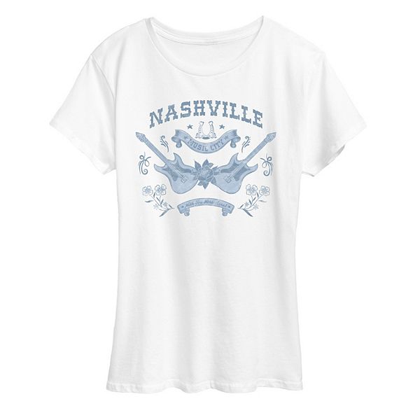 

Футболка женская Nashville Music City Licensed Character, White, Белый, Футболка женская Nashville Music City Licensed Character, White