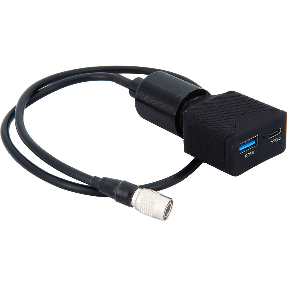 

AUDIOROOT 10-24V 4-Pin Hirose Male to USB-C & USB-A EUSB-C-HRS4