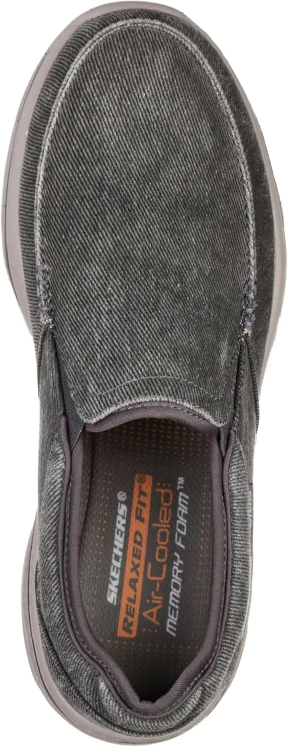 Мужские кроссовки Skechers Creston Moseco свободная кроя, темно-серый — фото 4