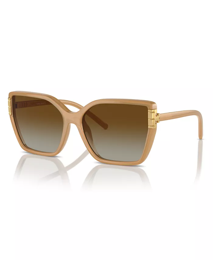 

Женские поляризационные солнцезащитные очки, Ty9076U Tory Burch, коричневый