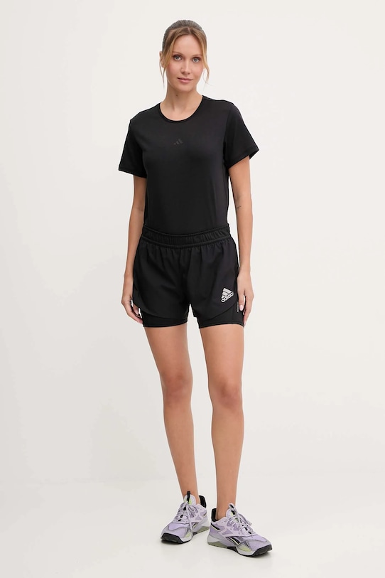 Футболка для занятий йогой Motion Adidas Performance, черный — фото 2