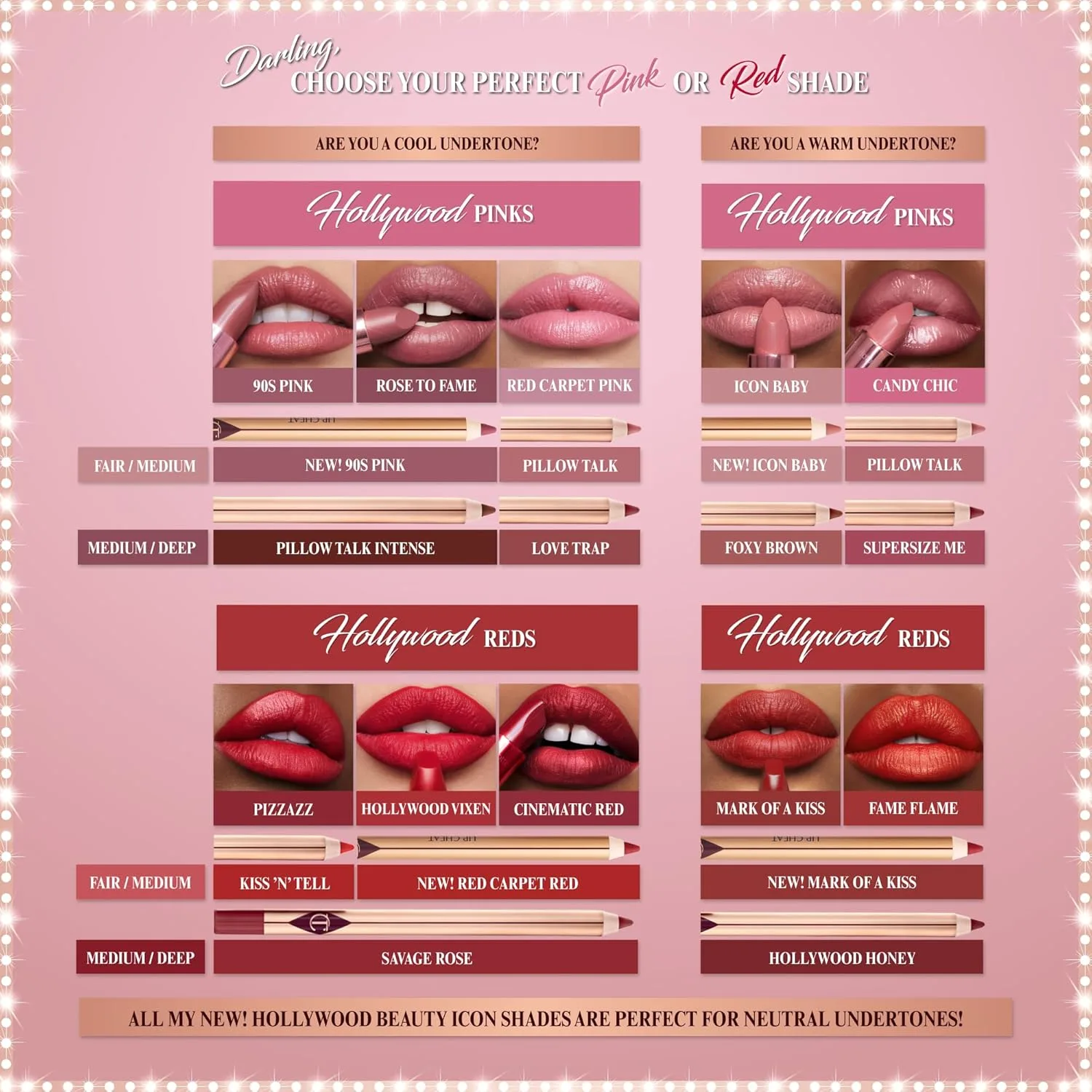 Помада Charlotte Tilbury KISSING - увлажняющая и питательная помада с светоотражающими пигментами для сияющего финиша и визуального увеличения объема губ., Red Carpet Pink - pastel pink — фото 4
