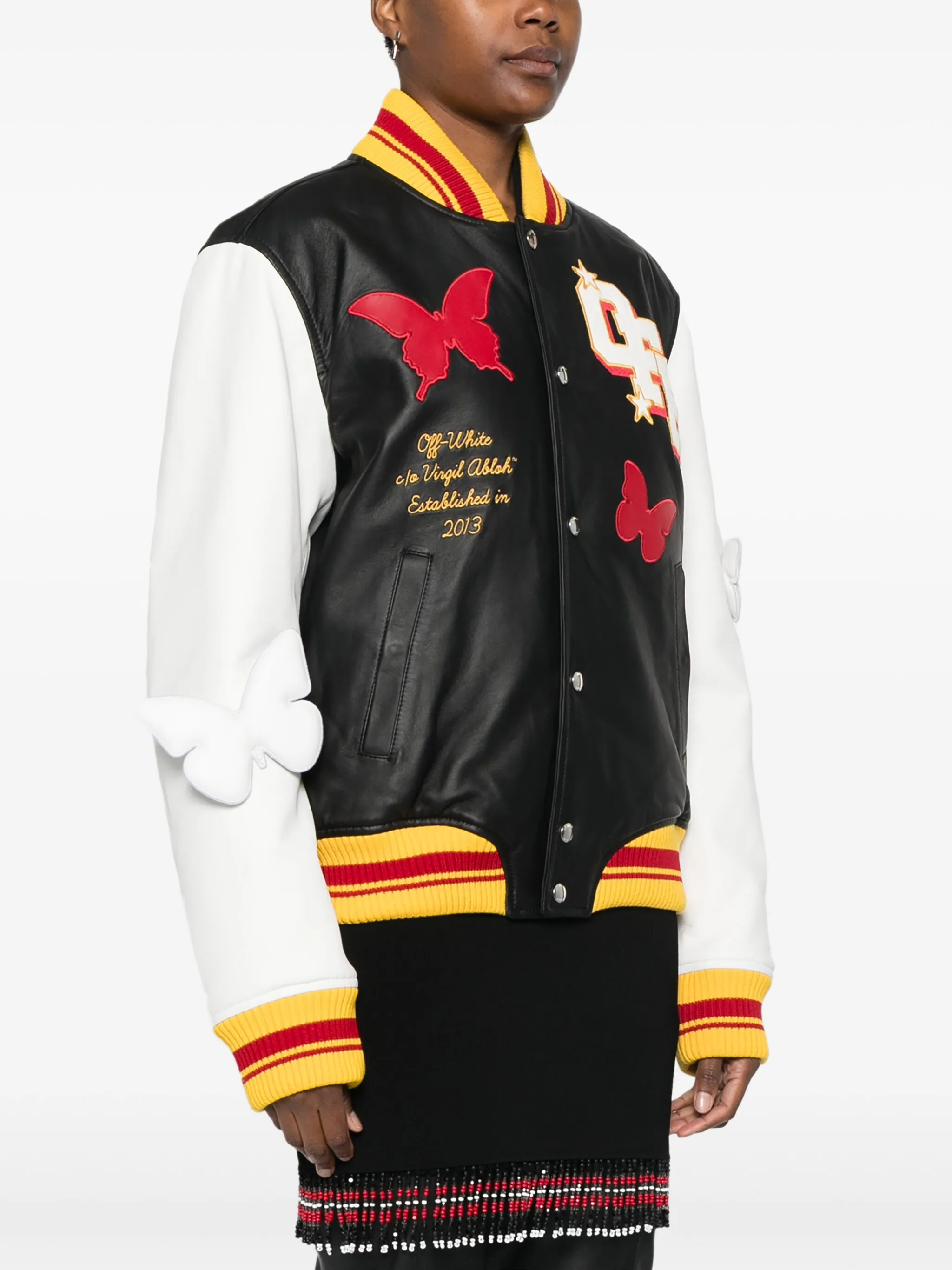 Куртка-бомбер (2013 год) Off-White, черный — фото 3