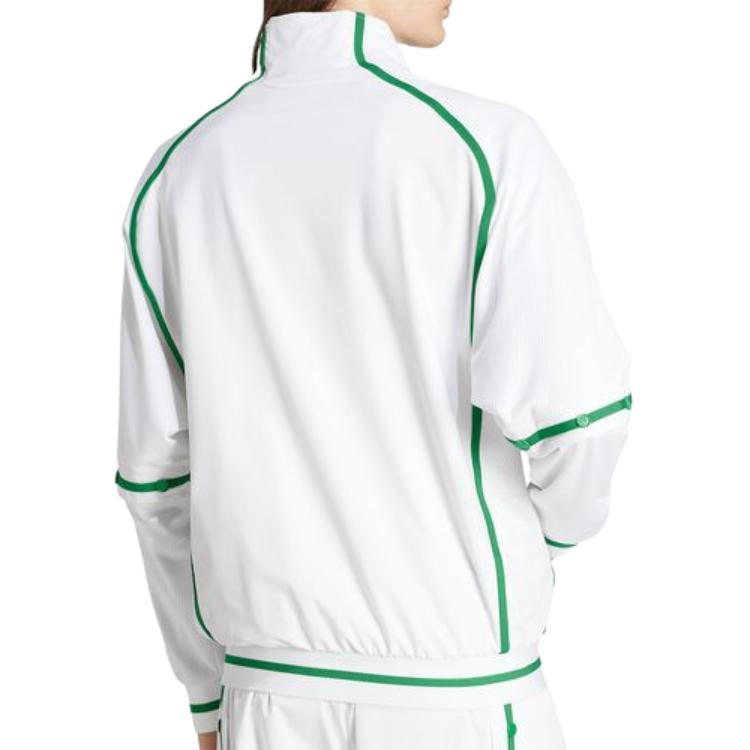 Adidas Originals Куртка мужская бело-зеленая, White/Green — фото 2