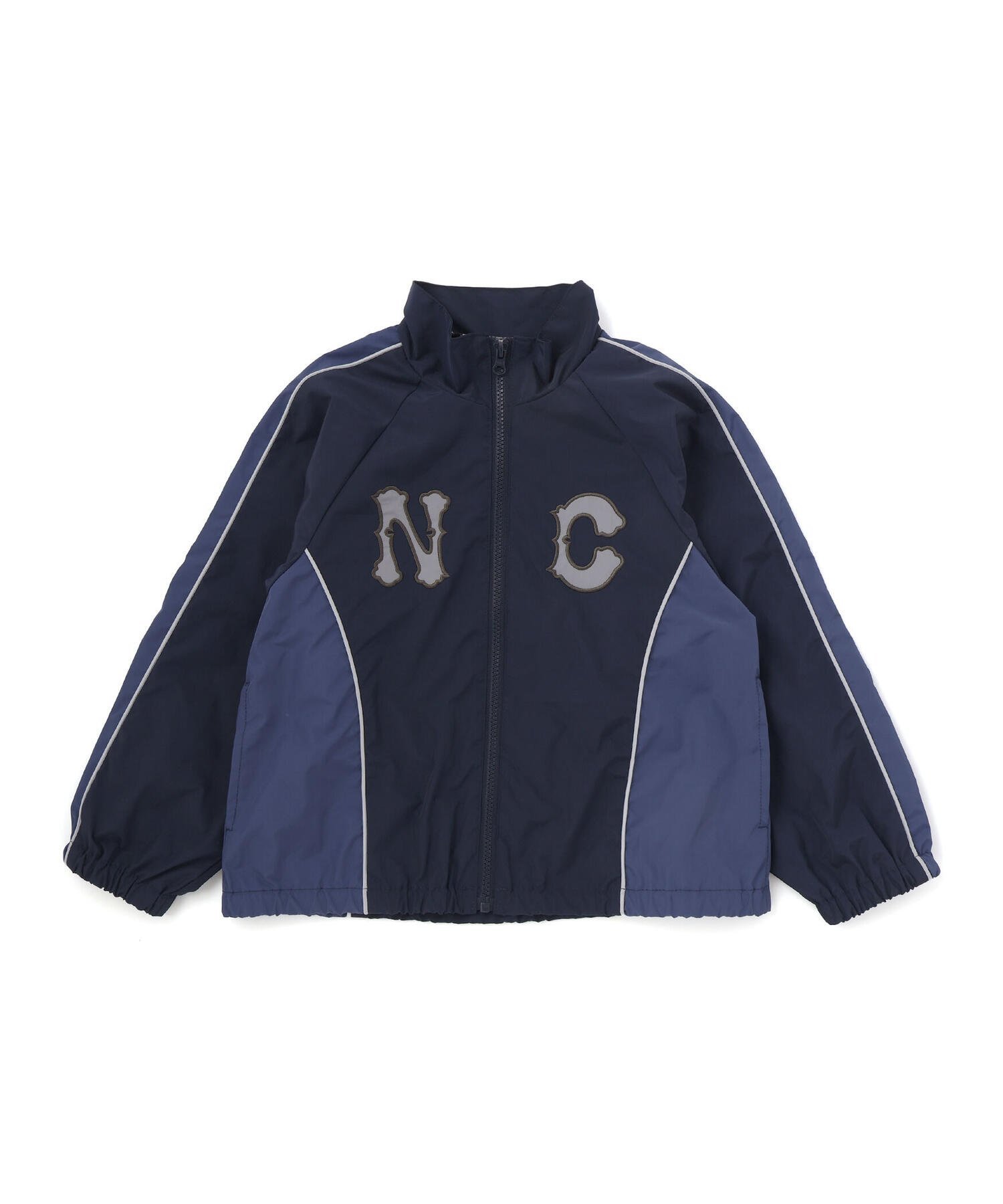 Ветровка из тафты с цветовыми блоками (110-150 см) Nexchic, Navy — фото 2