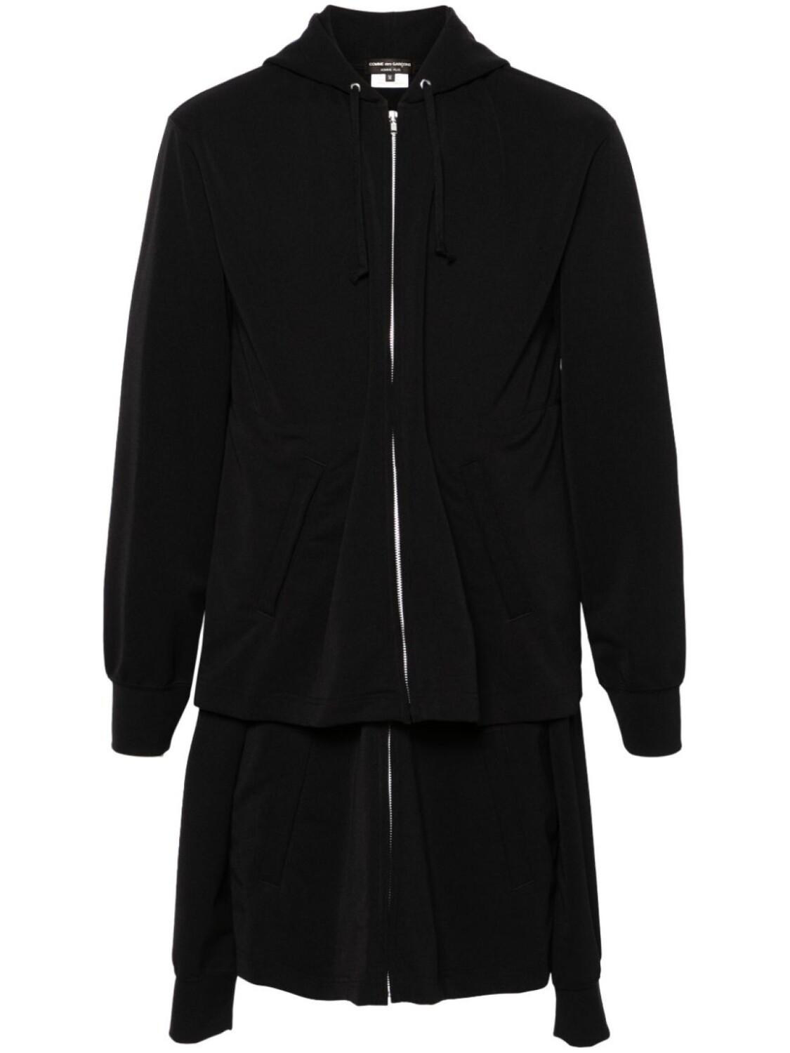 

Толстовка Double Sleeve с капюшоном Comme des Garçons Homme Plus, черный