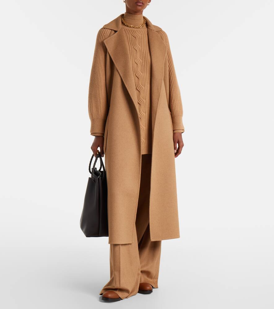 Пальто-накидка Berard из верблюжьей шерсти, шерсти и кашемира Max Mara, Cammello — фото 2