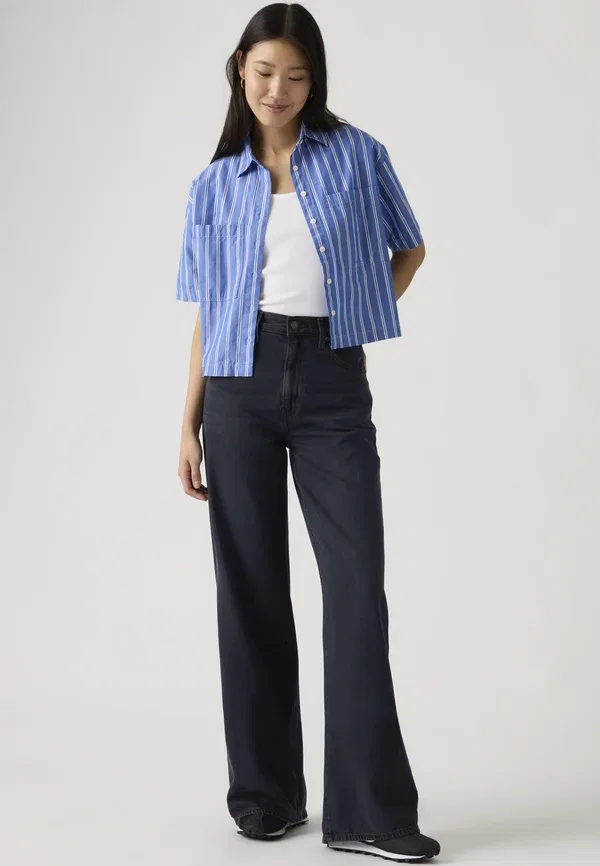 Джинсы Levi'S, модель Cinch wide leg, темный юмор — фото 2