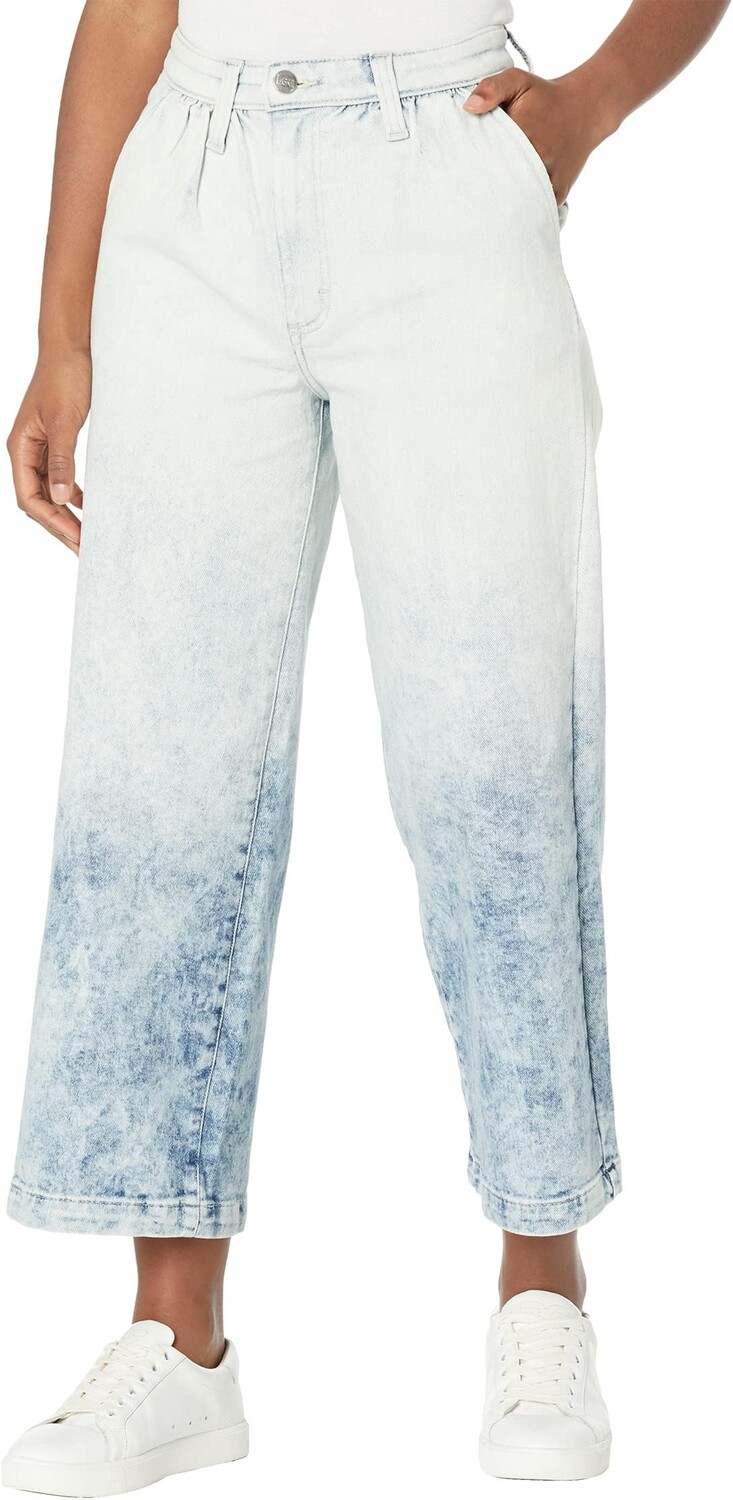 

Джинсы Lee High-Rise Gathered Wide Leg Crop, цвет Very Peculiar