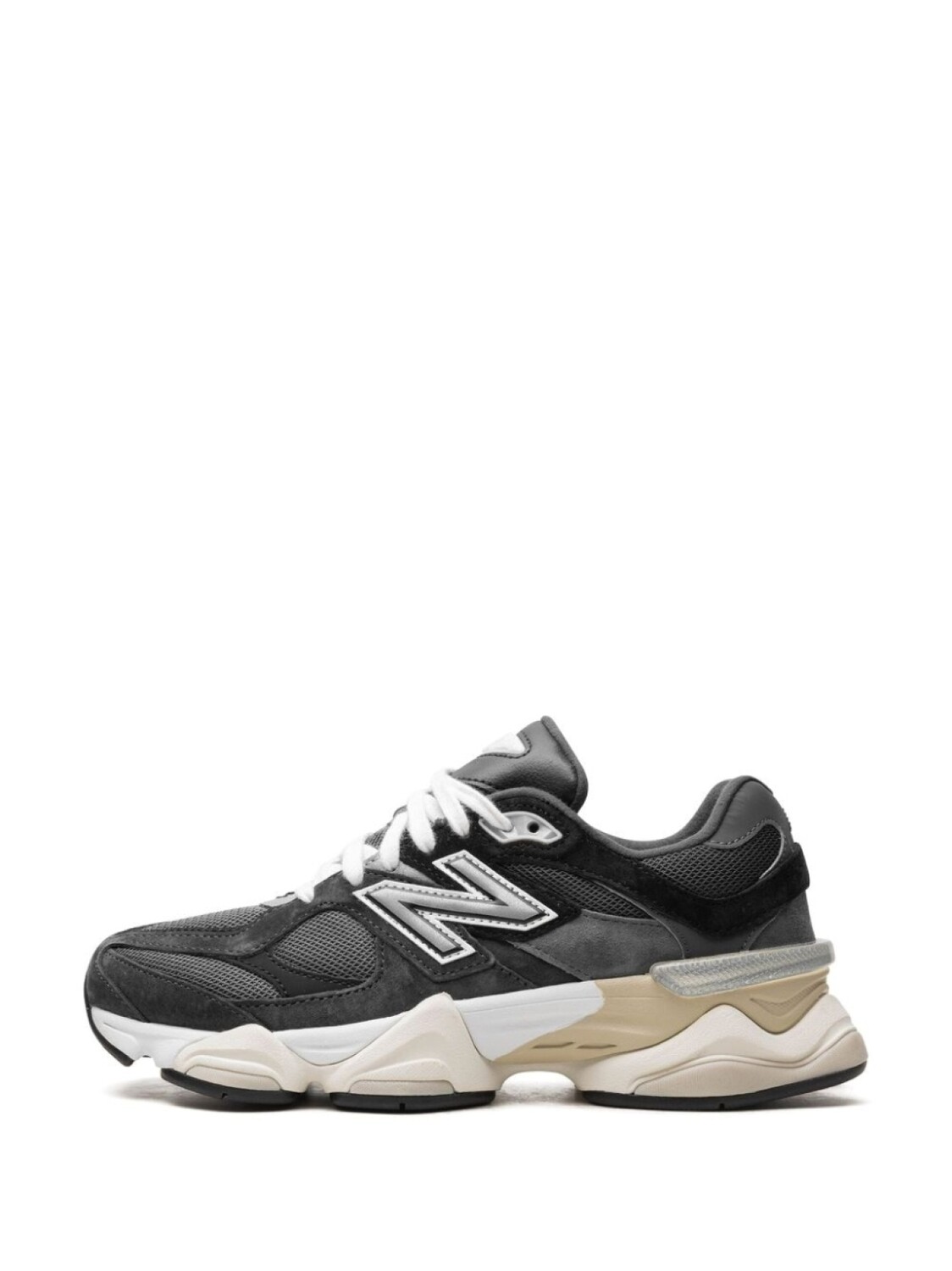 Кроссовки New Balance 9060 "Black Phantom/Charcoal", черный — фото 4