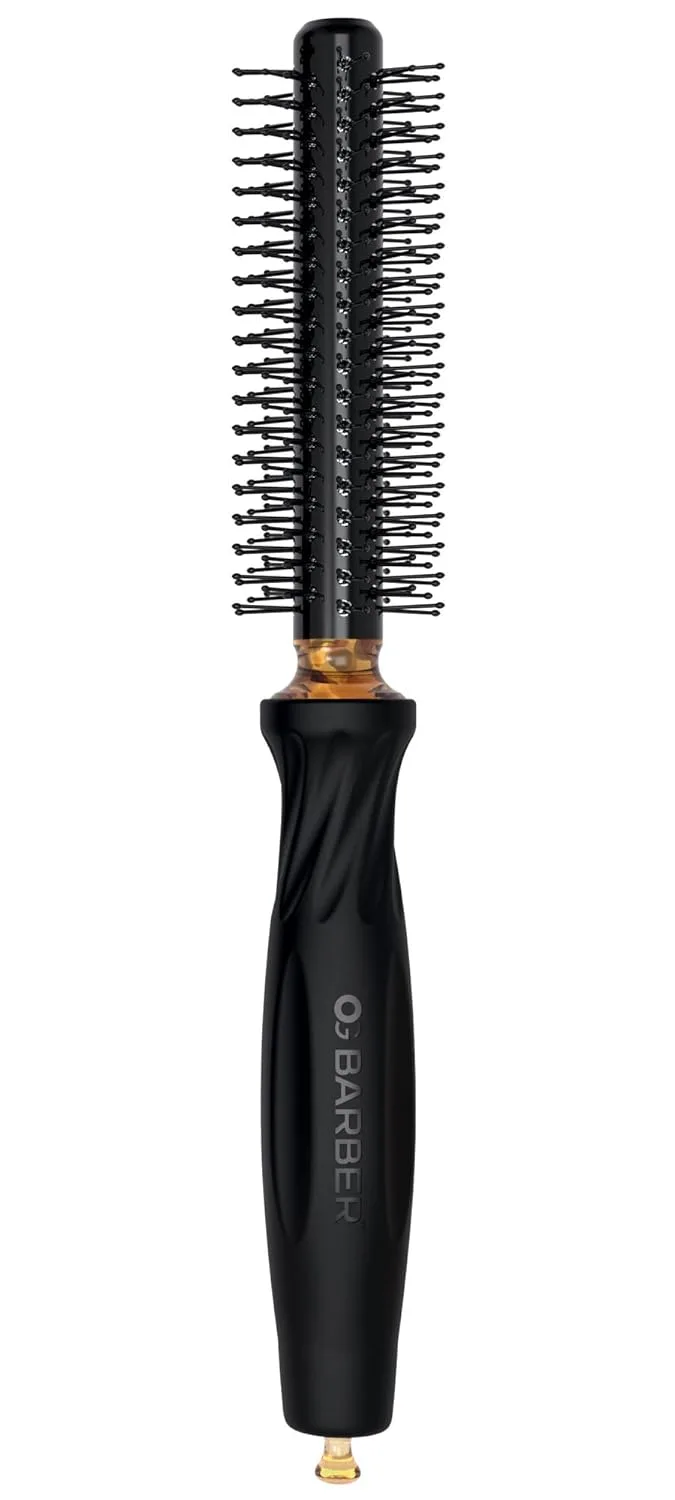 Щетки для волос Olivia Garden OG Barber с удобными шариковыми наконечниками, эргономичная нескользящая ручка, ионная технология, легкие, для легкой и быстрой укладки коротких волос, идеально для мужского груминга 1,3 см