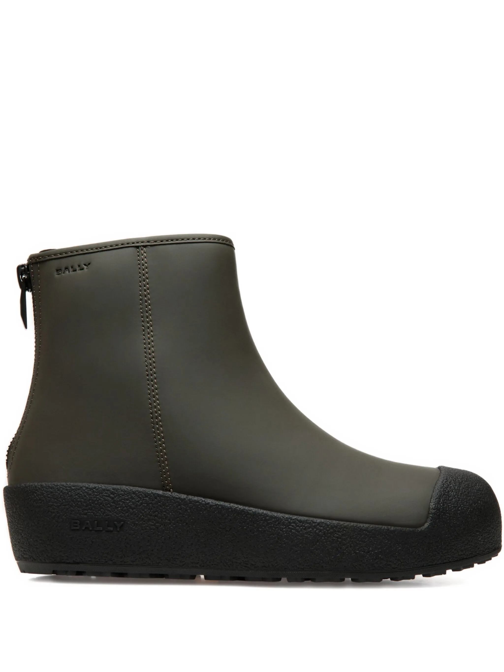 

Резиновые сапоги Curling с молнией сбоку Bally, зеленый