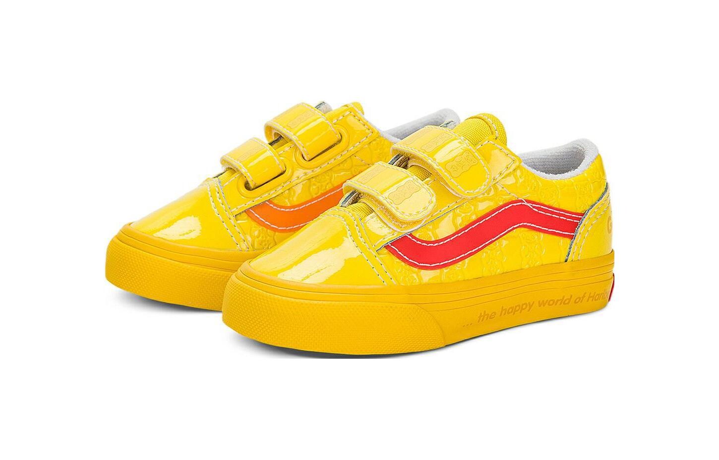 Кроссовки Vans Haribo X Old Skool V Toddler 'Goldbears', желтый — фото 2