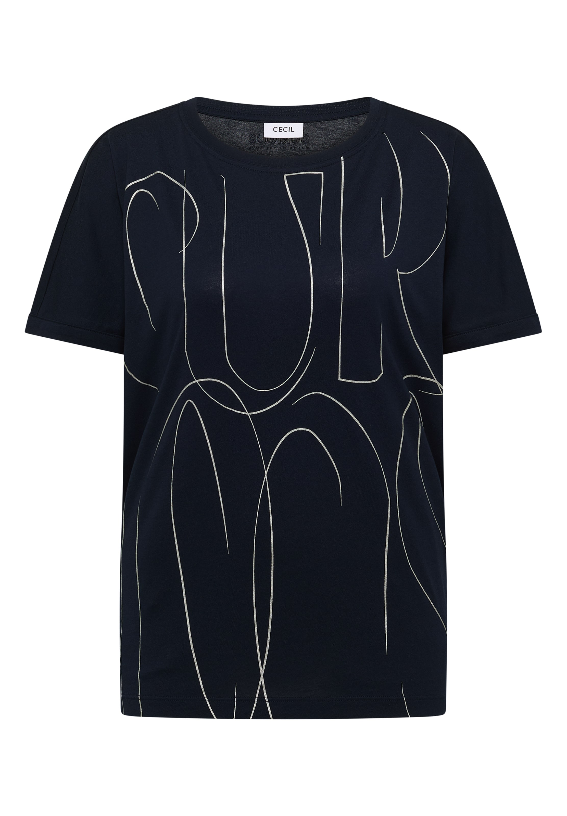 

CECIL Футболка в цвете Night Blue