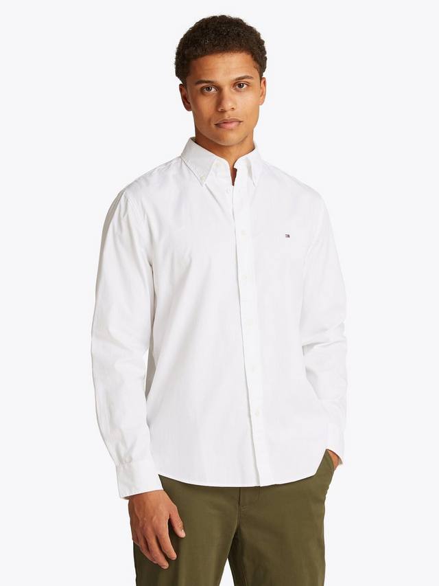 

Флекс рубашка Regular Fit из поплина Tommy Hilfiger, White