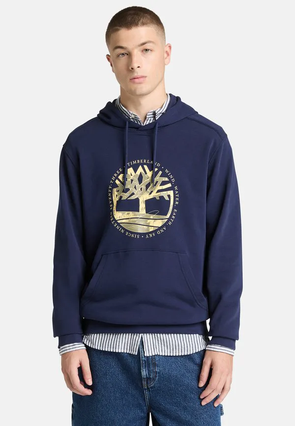 

Худи с графическим изображением домика у озера и логотипом дерева Timberland, Navy, Синий, Худи с графическим изображением домика у озера и логотипом дерева Timberland, Navy