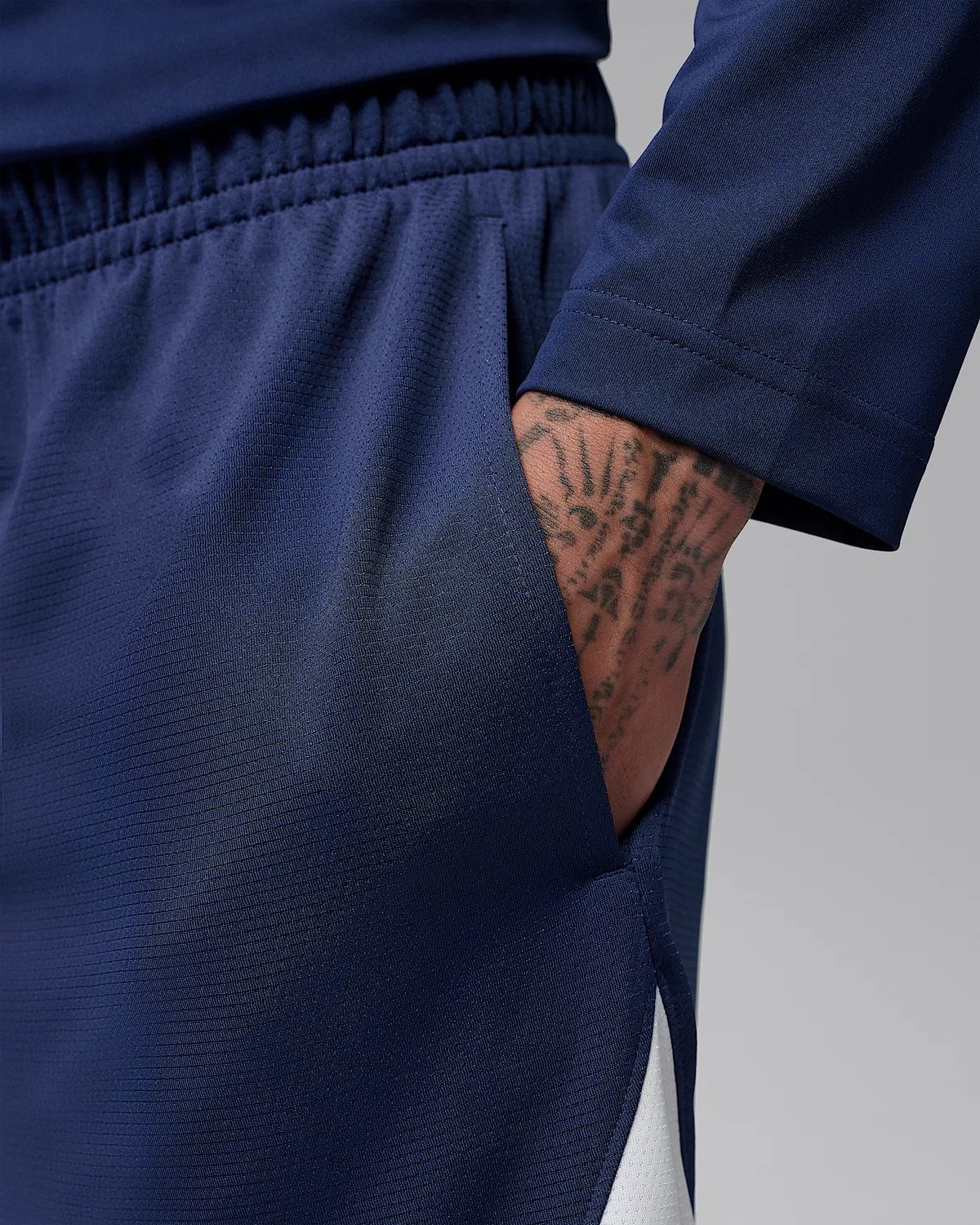 Мужские шорты Dri-FIT Jordan Sport, Midnight Navy/White/Midnight Navy — фото 4