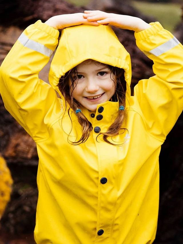 Детская водонепроницаемая куртка для дождливых дней Muddy Puddles, Yellow — фото 3