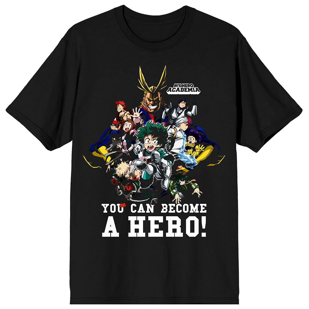 

Мужская футболка с аниме My Hero Academia Licensed Character, черный