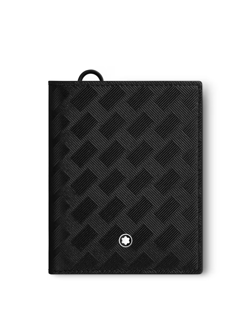 

Кошелек унисекс из черной кожи Montblanc, черный