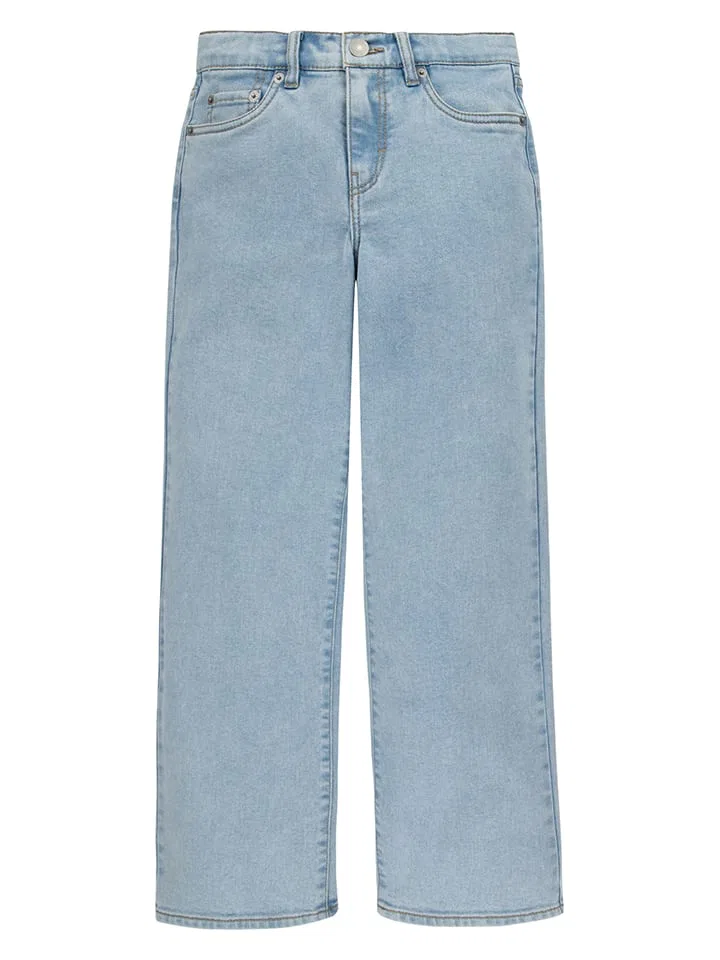 Джинсы wide leg, Levi's Kids, голубой