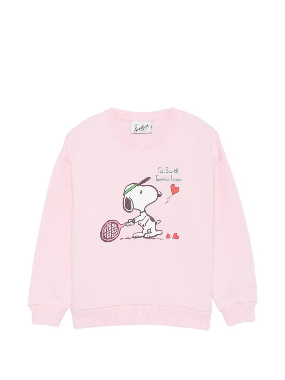Свитер с принтом Снупи X Peanuts MC2 Saint Barth Kids, розовый