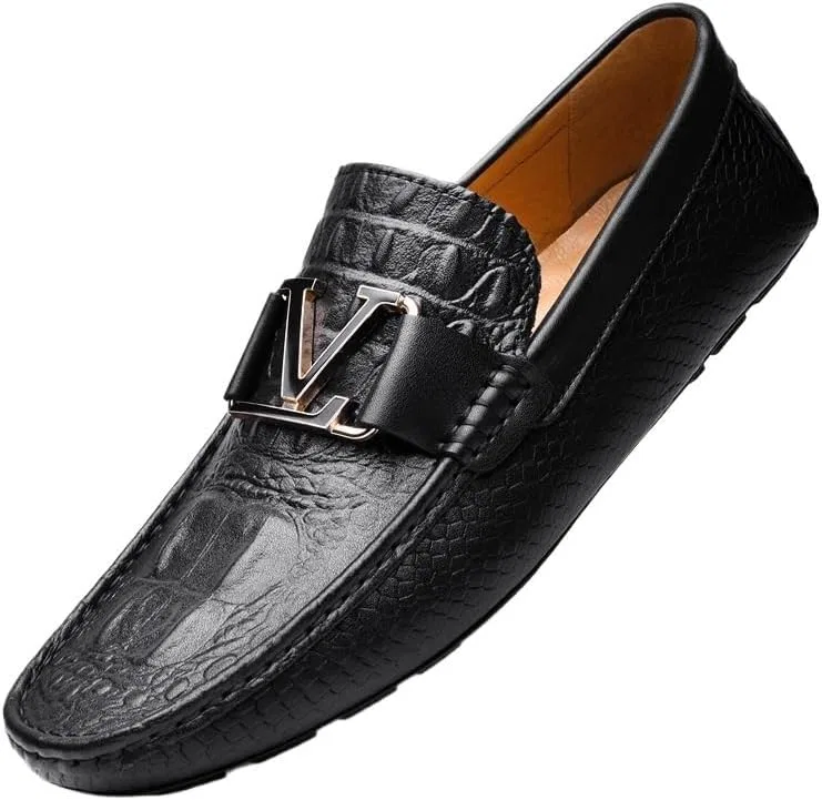 Лоферы мужские Leather Shoes Loafers, Black HBNCFTI