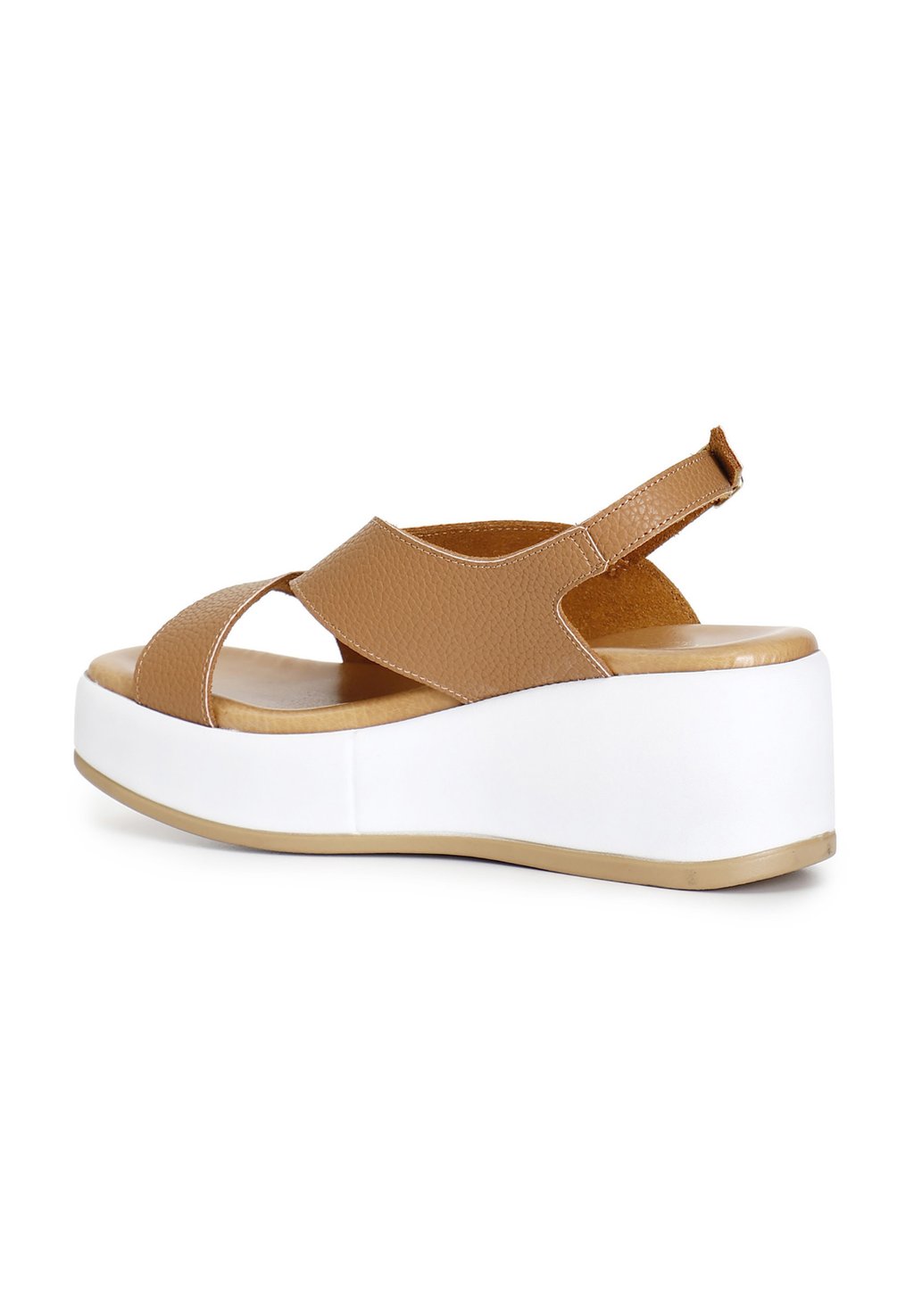 Босоножки на танкетке Platform sandals CAFèNOIR, золотой — фото 3