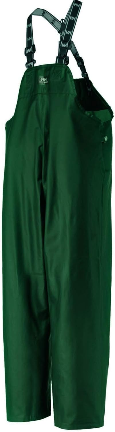 

Helly-Hansen Workwear мужские водонепроницаемые брюки-комбинезон Highliner, гибкие ПВХ-комбинезоны для холодной погоды с регулируемыми подтяжками Helly Hansen, 490 Dark Green