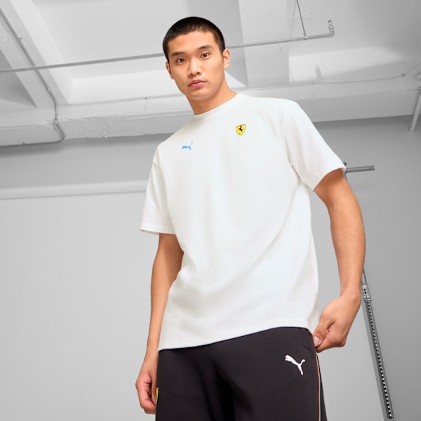

Мужская футболка с графическим принтом на спине Scuderia Ferrari Miami Limited Edition Puma, белый