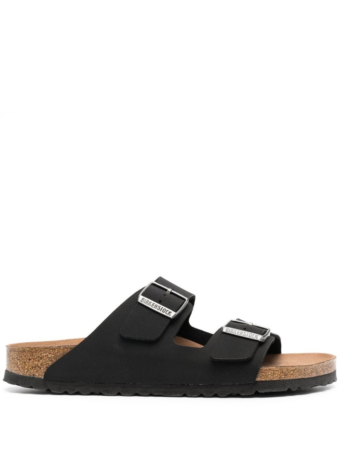 Сандалии Birkenstock Arizona Vegan Birko-Flor Nubuck узкие, черный